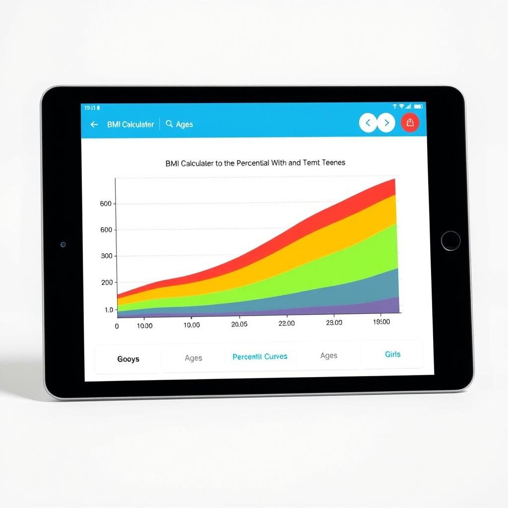 BMI calculator for children and teens showing percentile charts BMI calculator for children and teens showing percentile charts