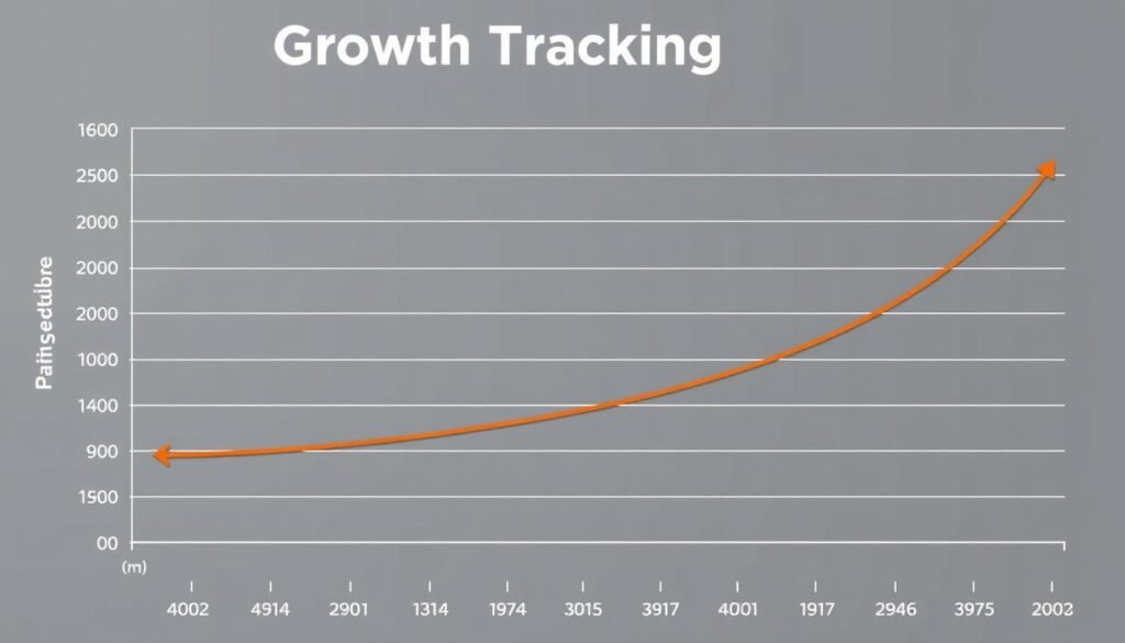Child's BMI Calculator Child tracking chart showing healthy growth pattern