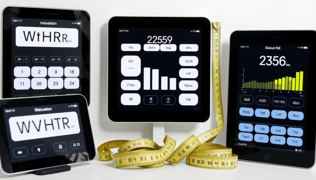 Collection of different health measurement tools including waist to height ratio calculator Collection of different health measurement tools including waist to height ratio calculator