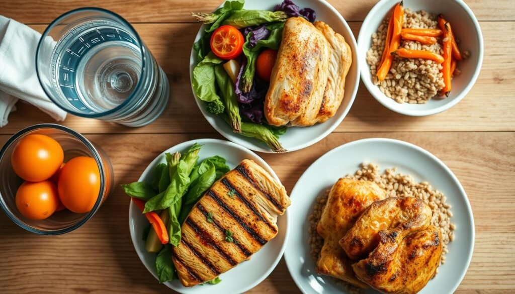 Healthy meal with high protein content to support metabolic health
