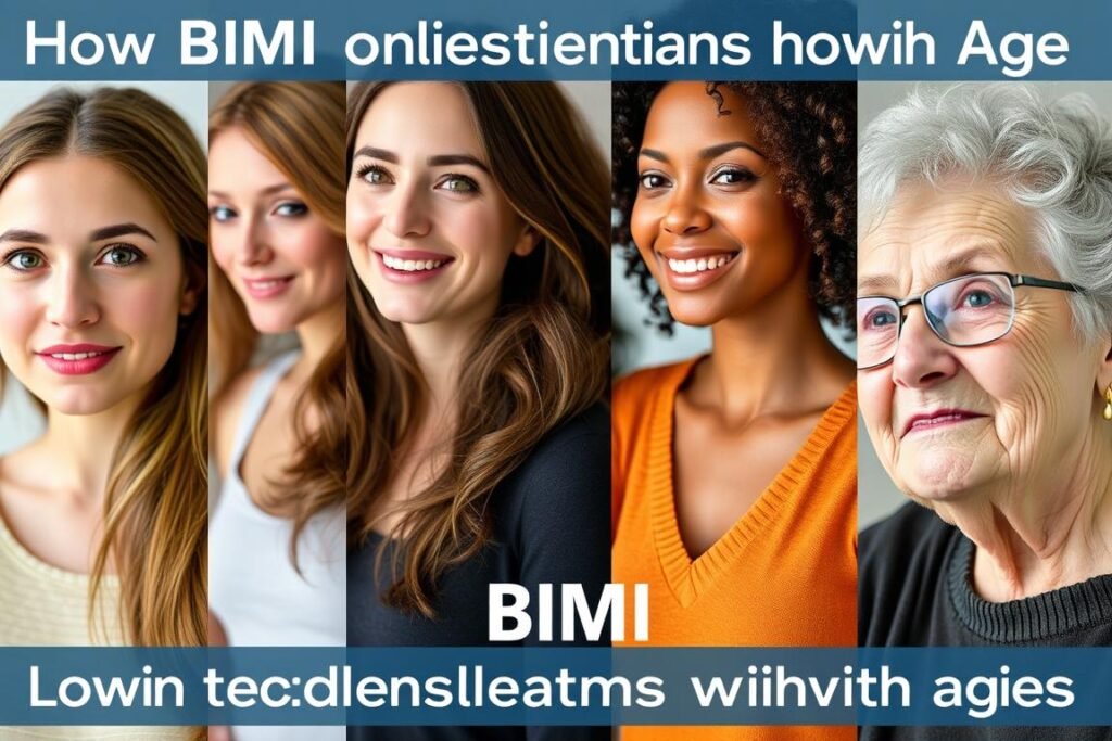 Women of different age groups with BMI considerations Women of different age groups with BMI considerations